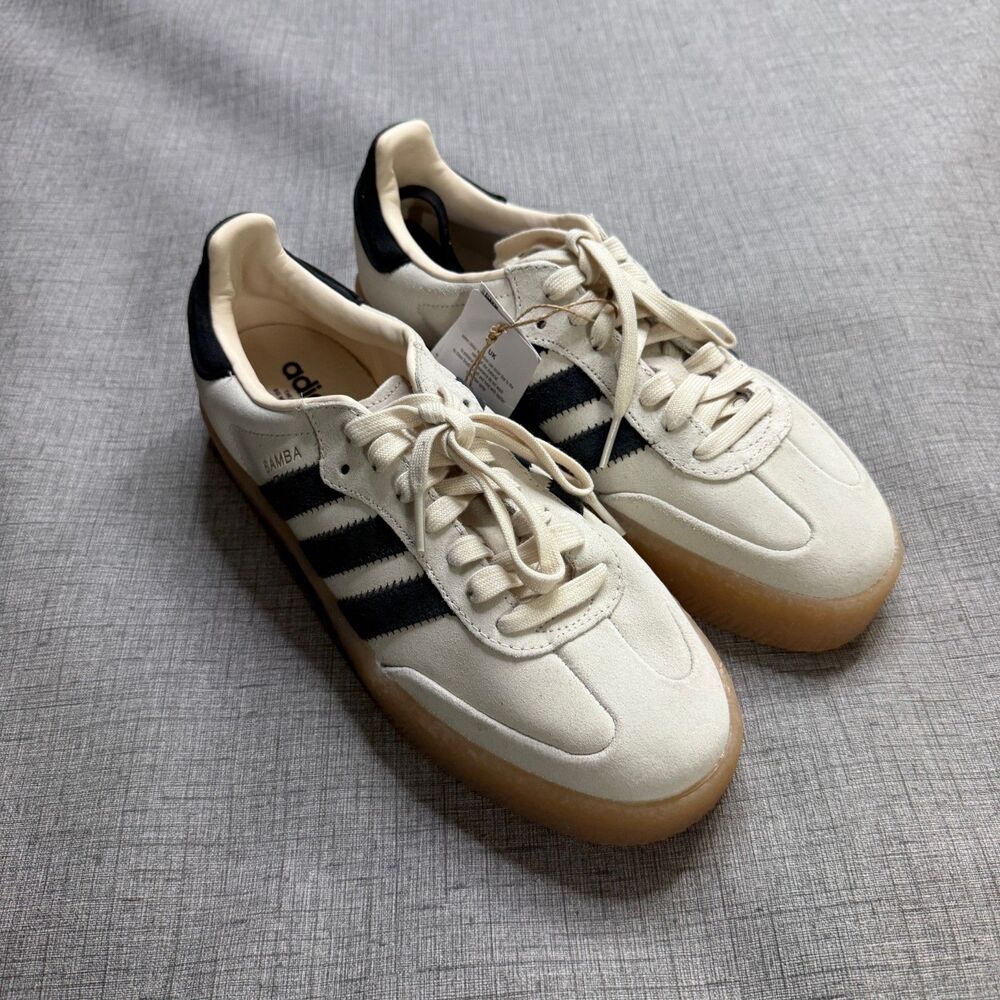 New Adidas Women's US 9 Samba Sambae Cream JR1437 Shoes NWOB - Picture 1 of 12